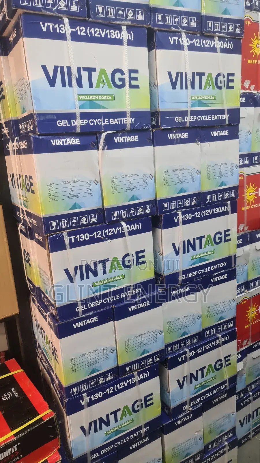 130ah 12v Vintage Gel Battery