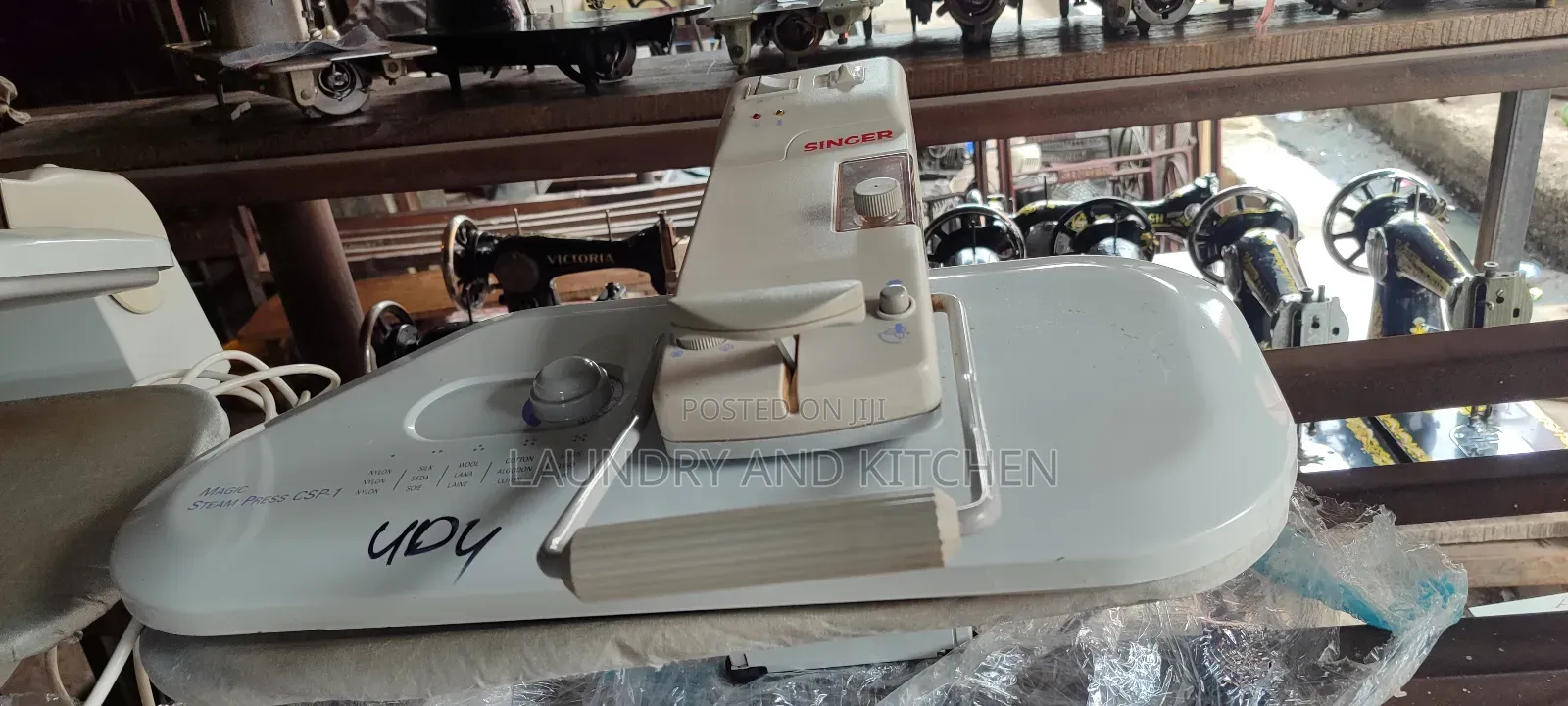 Original Singer Stoning Machine With Steam Press for Fashion