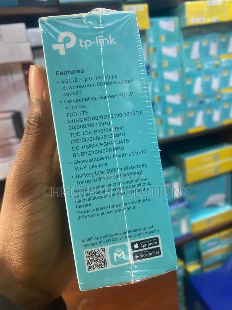 Tp-Link High Speed 4G Lte Mobile Wi-Fi – (M7200)