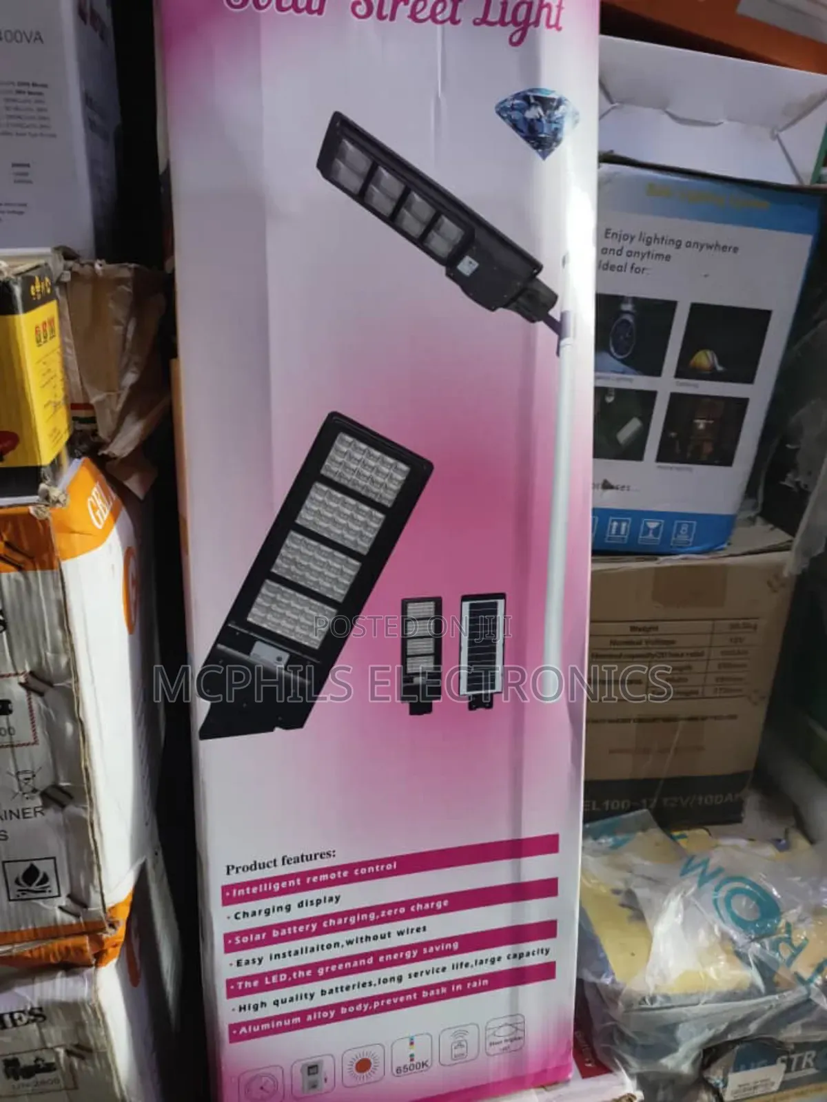8 Eye Solar Powered Street Lights