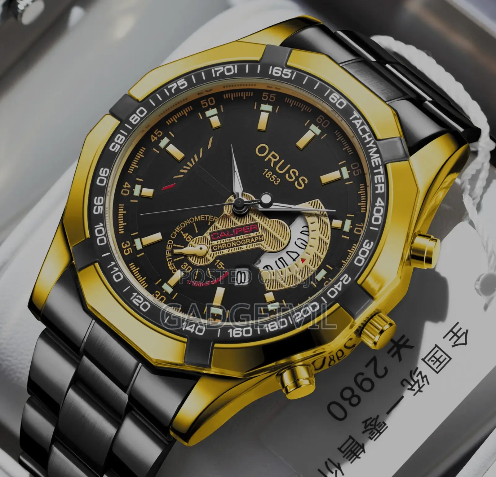 Non-mechanical Business Luminous Waterproof Men's Watch