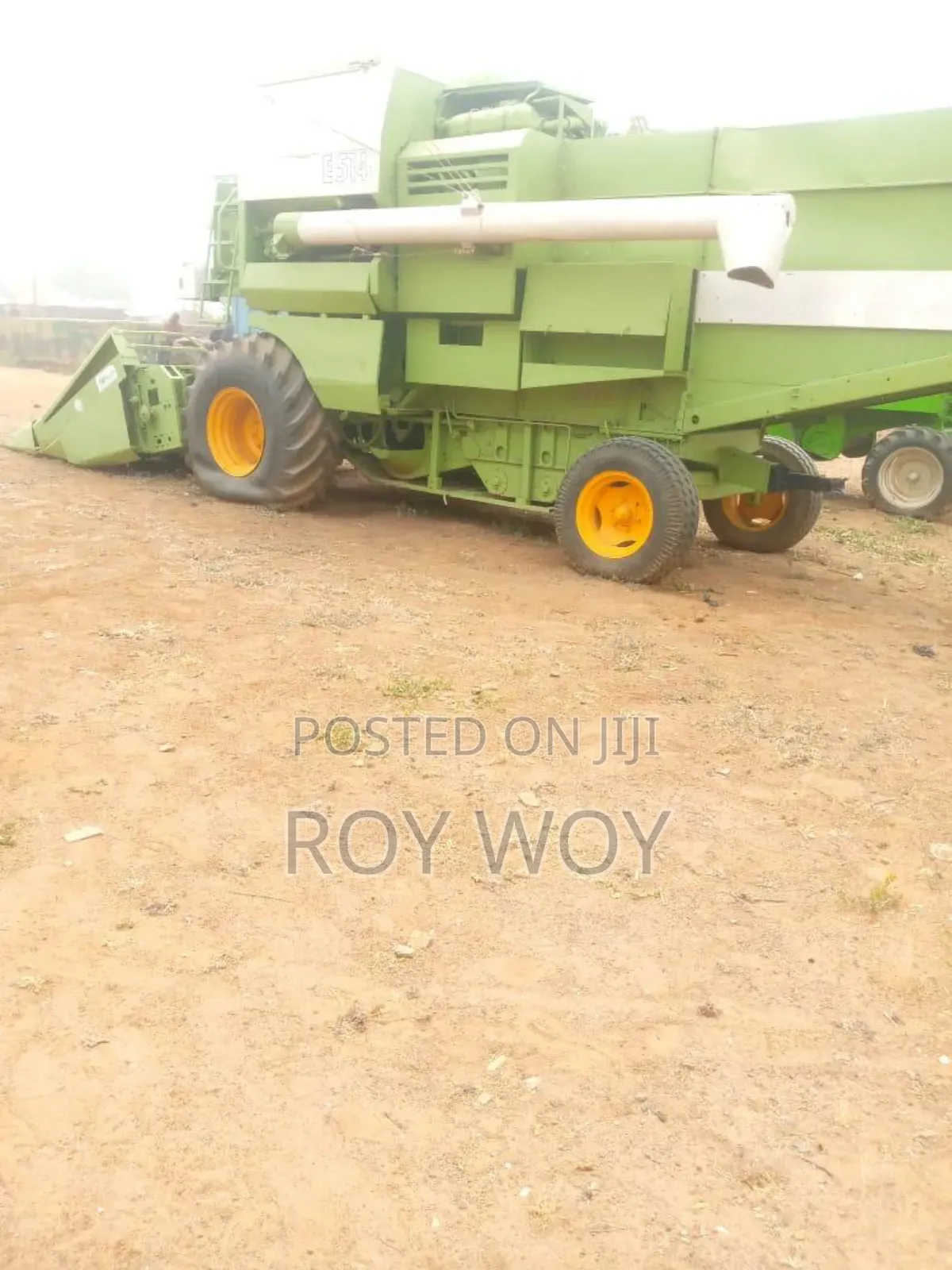 Combined Harvester for Corn/Maize