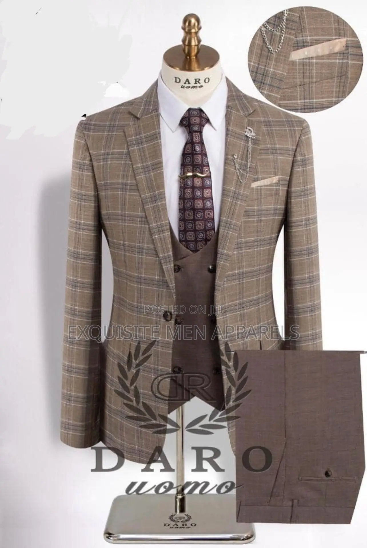 Quality Daro Checkers Turkish Men’S Suit