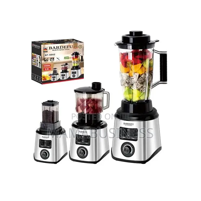 Bardefu 3 in 1 Stainless Steel Blender Juicer Set Bf-5052