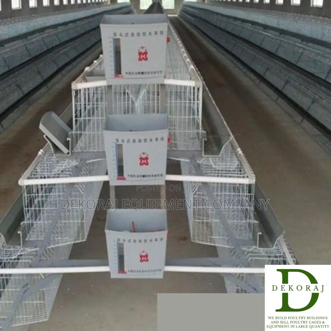 96 Capacity Layers Cage, Chicken Cutter, Nipple Drinkers
