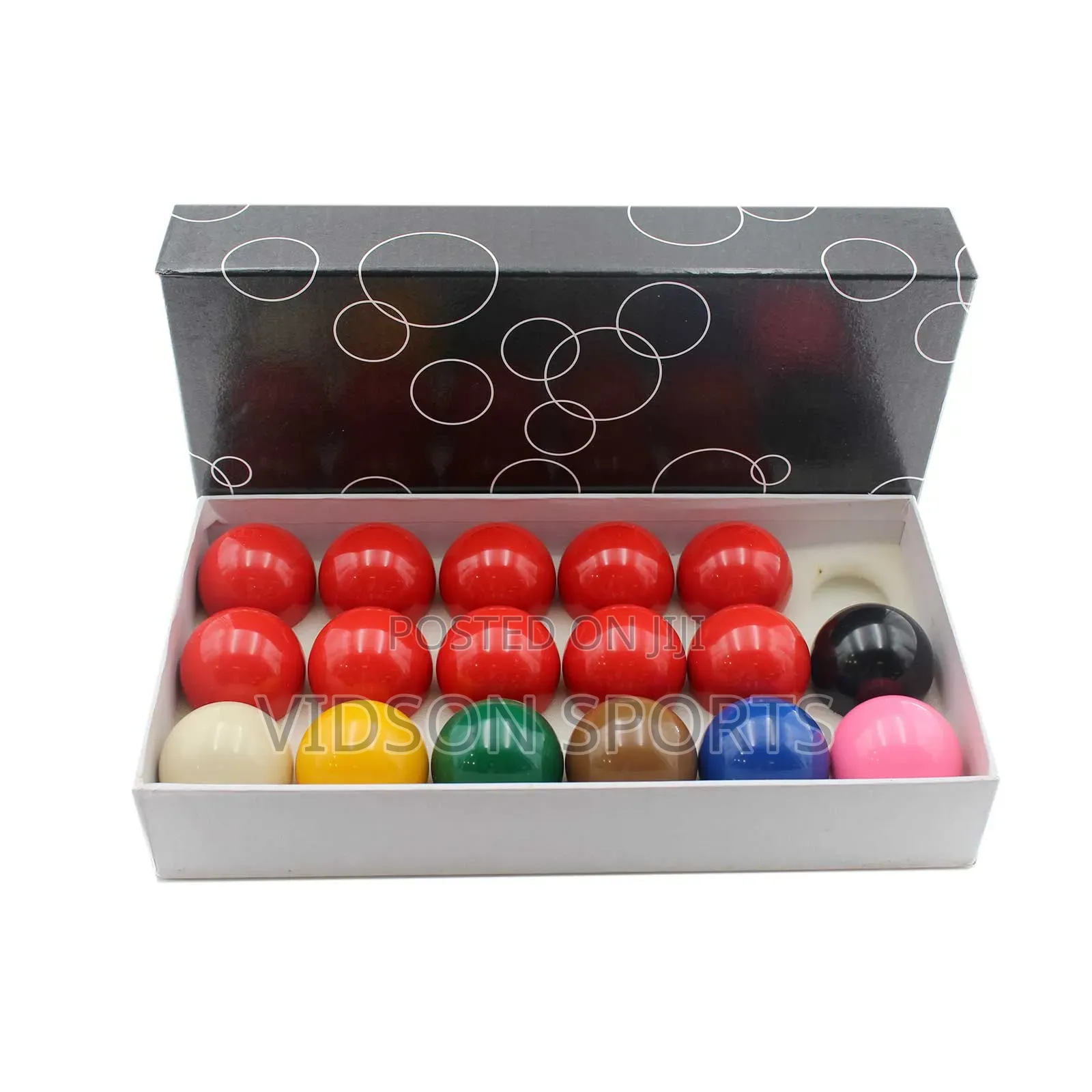 Snooker Balls With Colored Balls