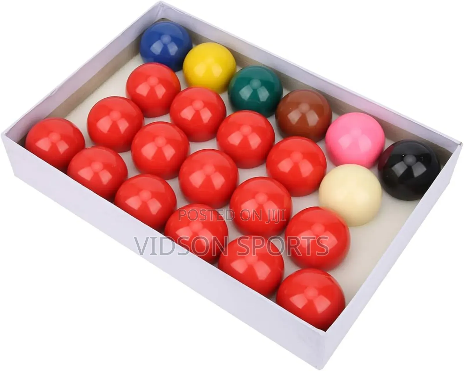Snooker Balls With Colored Balls