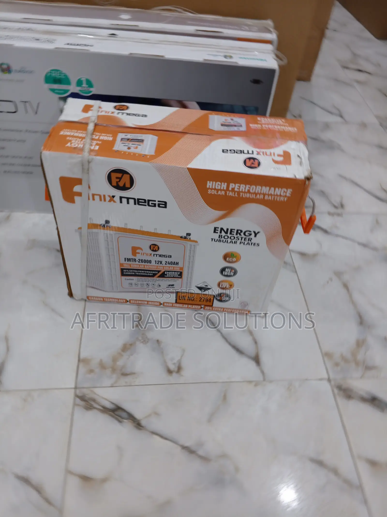 Finixmega 240ah Tubular Battery