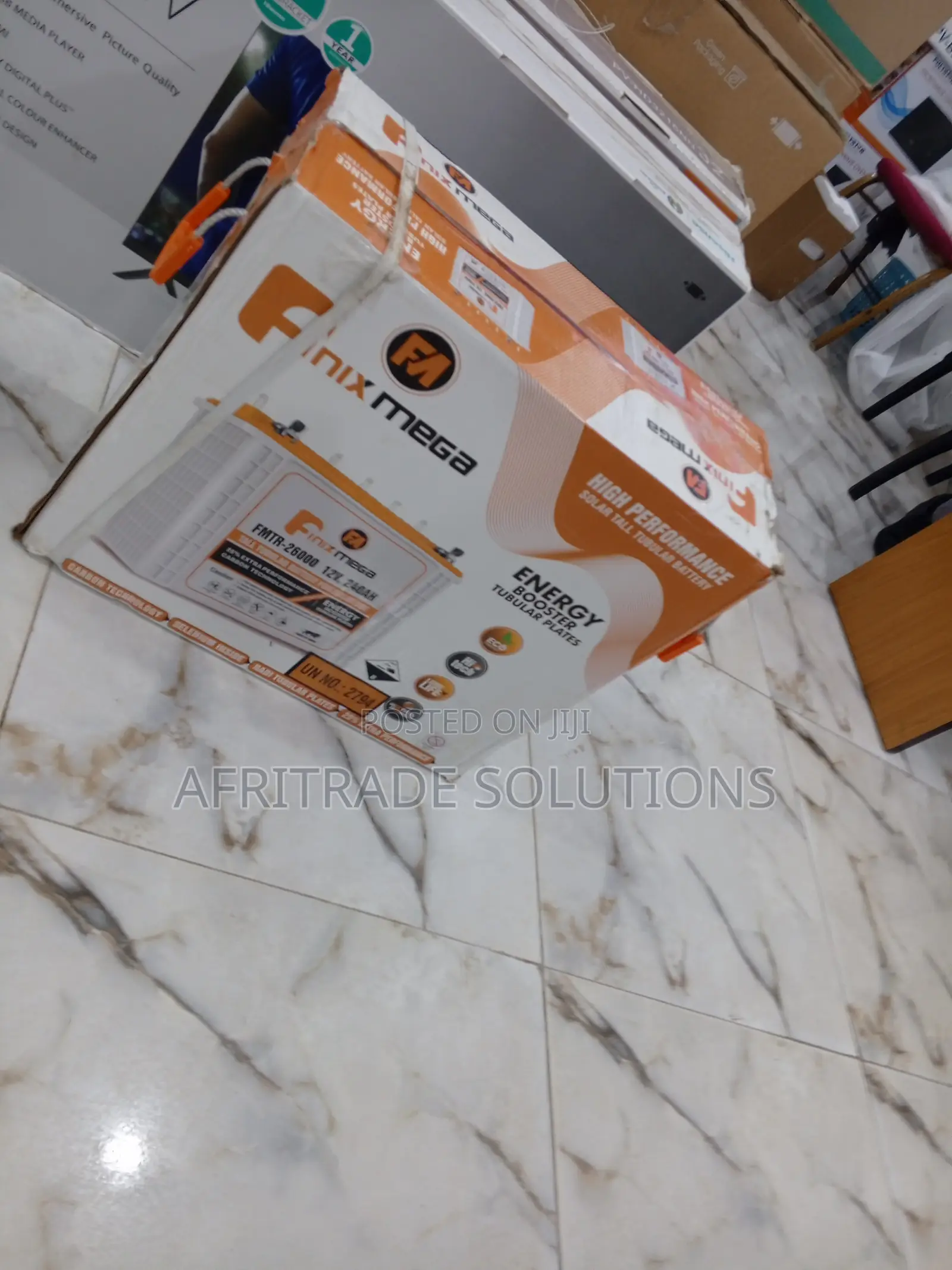 Finixmega 240ah Capacity Tubular Battery