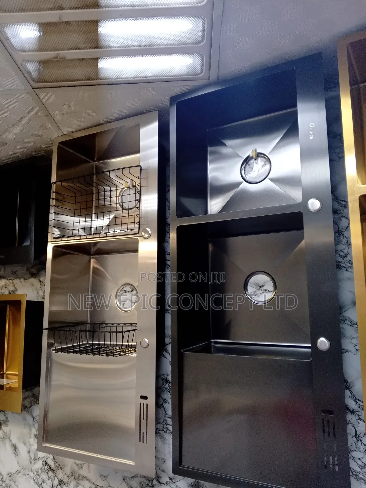 Double Bowl Single Tray Kitchen Sink