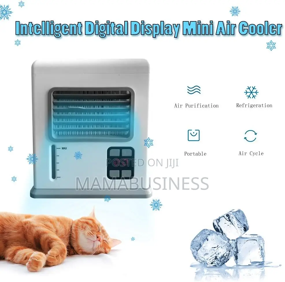 USB/Battery Powered Rechargeable Blu Breeze Air Cooler