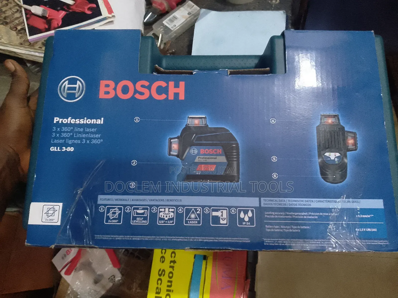 3x360 Line Laser Meter Vertical and Horizontal