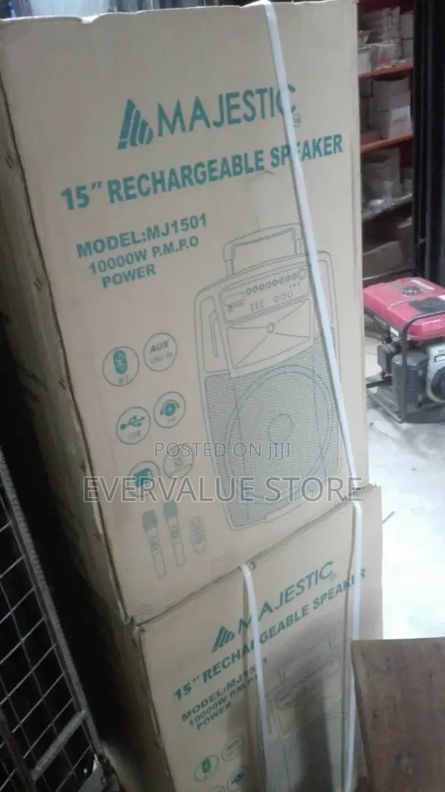 Super Bass High Quality Majestic 15" Rechargeable Speaker