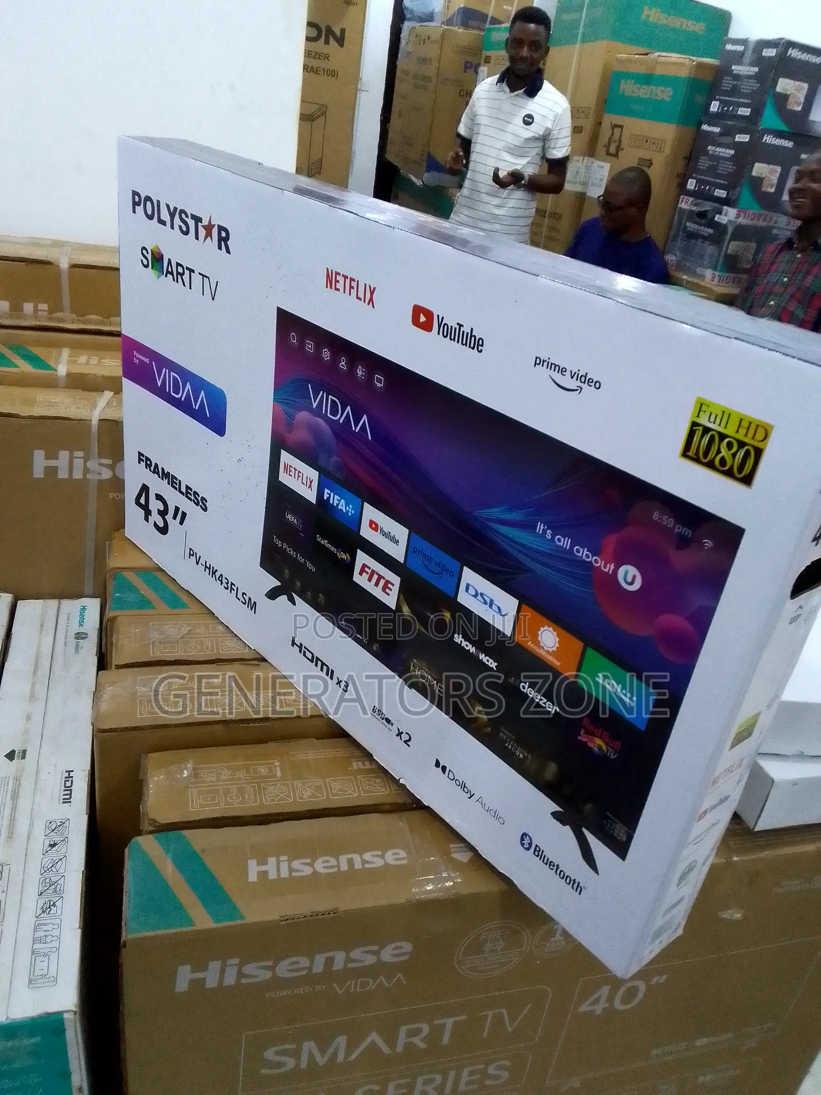 Original (Pv-Hk43flsm)-Polystar 43-Inch With Wifi