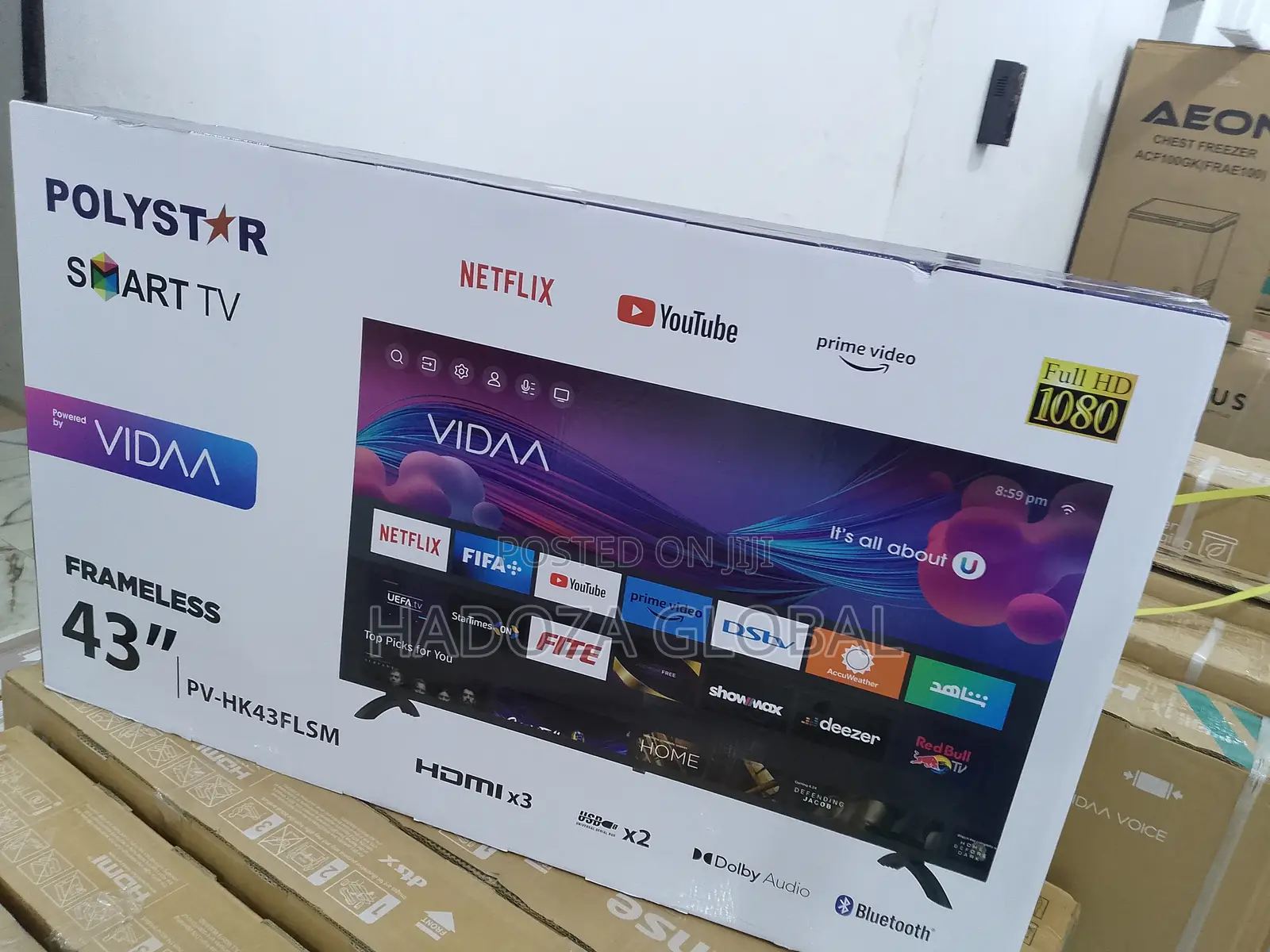 The Excellent Polystar 43 Inches Smart Tv -new