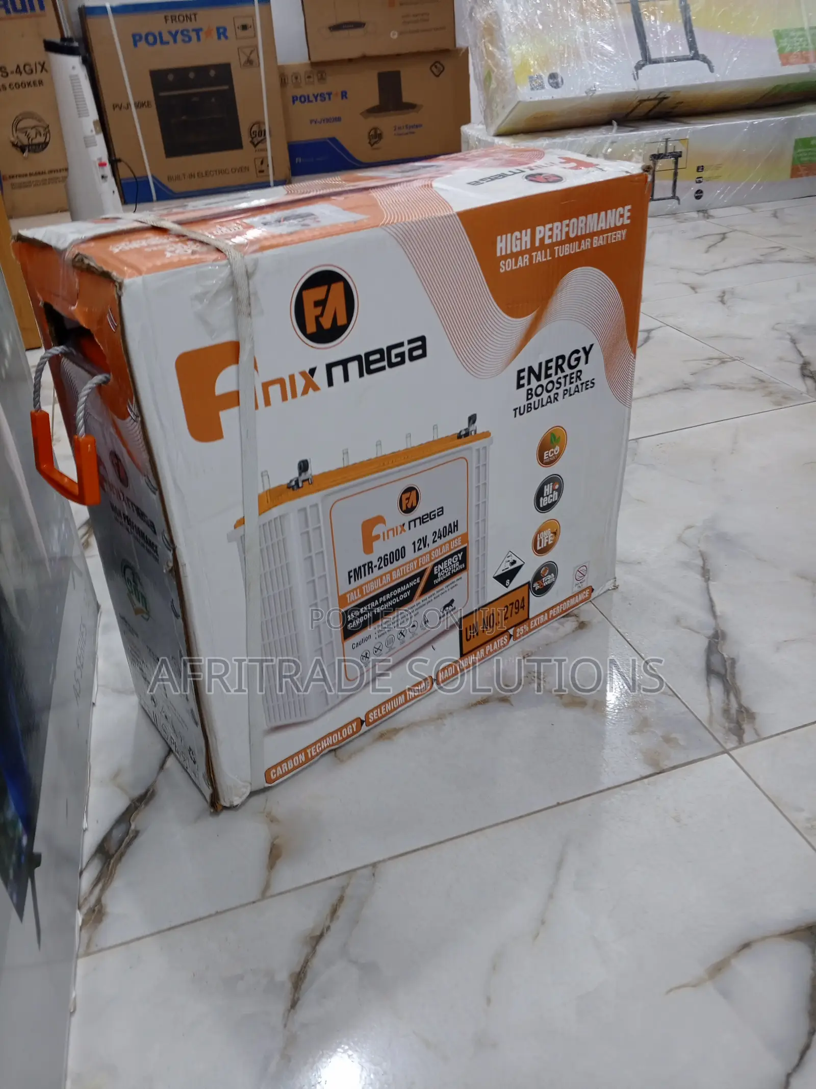 Finixmega 240ah Heavy Duty Tubular Battery