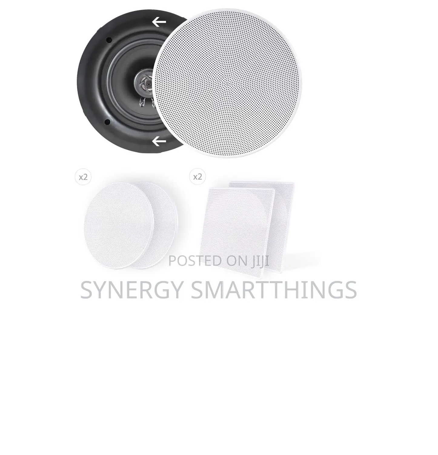 Pyle 6.5” 2-Way Midbass Speakers - Pair of in-Wall
