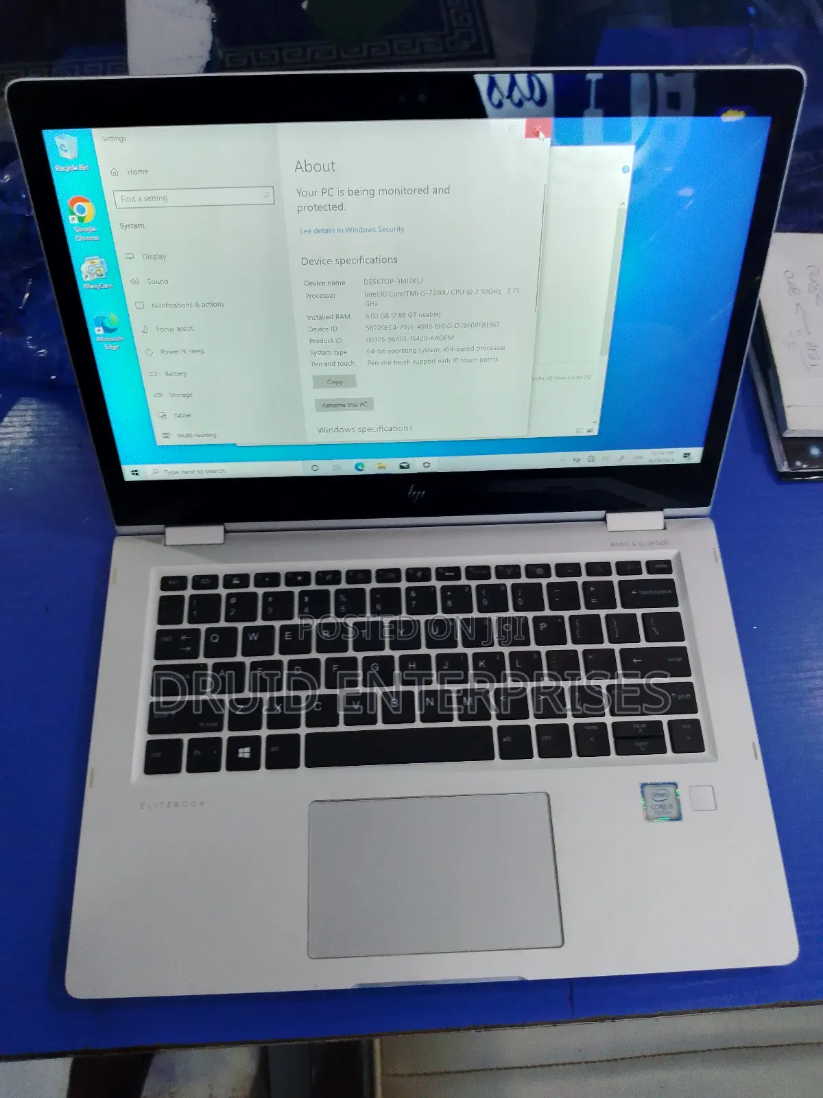 Laptop HP EliteBook X360 1030 G2 8GB Intel Core I5 SSD 256GB