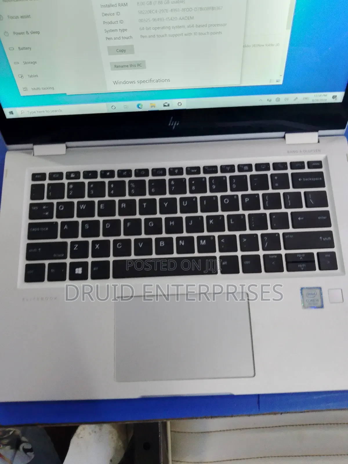 Laptop HP EliteBook X360 1030 G2 8GB Intel Core I5 SSD 256GB