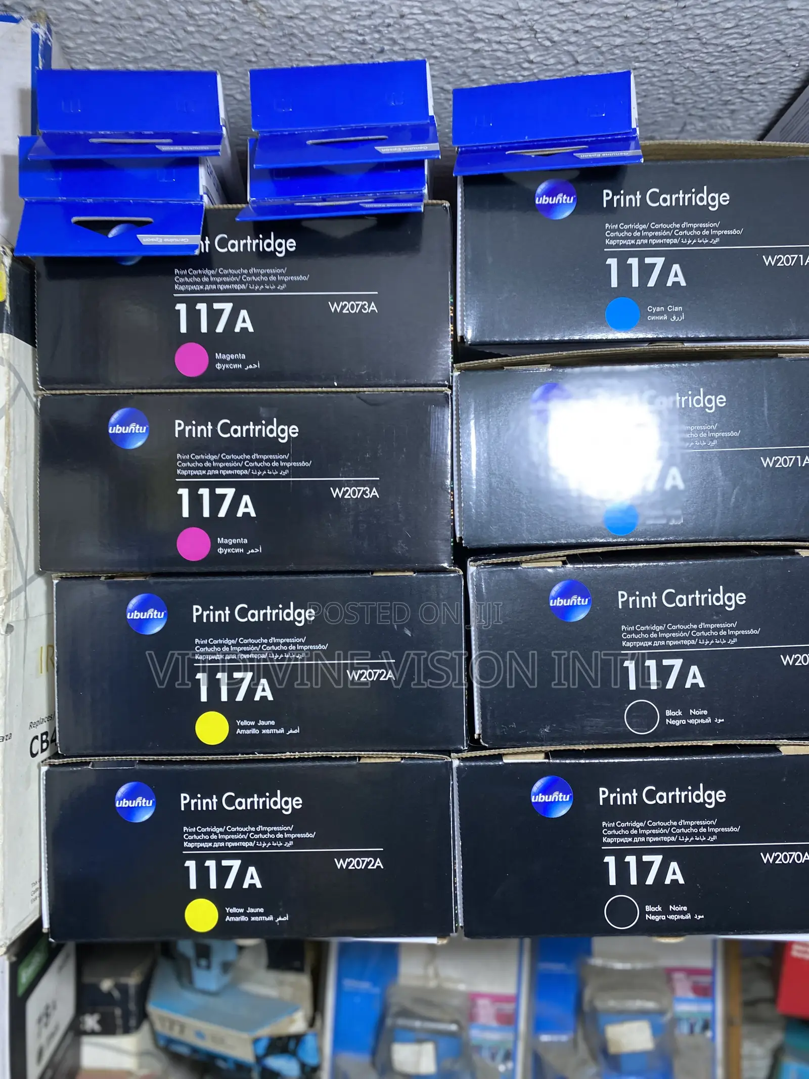 Ubuntu 117a Toner Cartridge ,Black,Magenta,Yellow