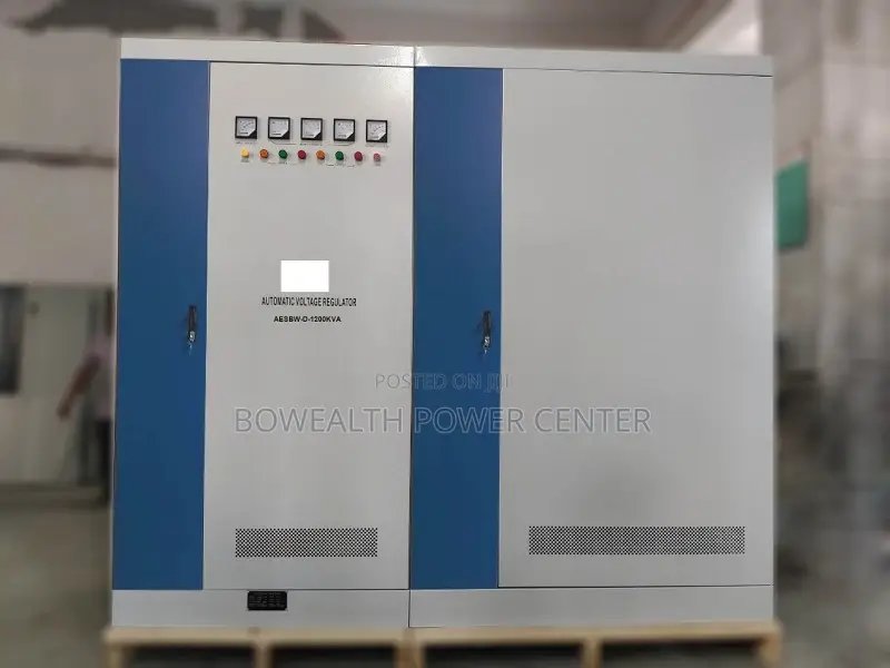 1.2MVA Industrial Stabilizer +/- 30% of 380/400/415v