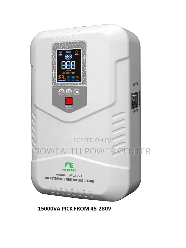 15kva Relay Stabilizer With Extra Low Input Voltage