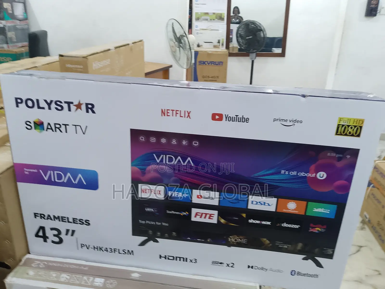 Available 43inches Polystar Smart Tv -Brand New