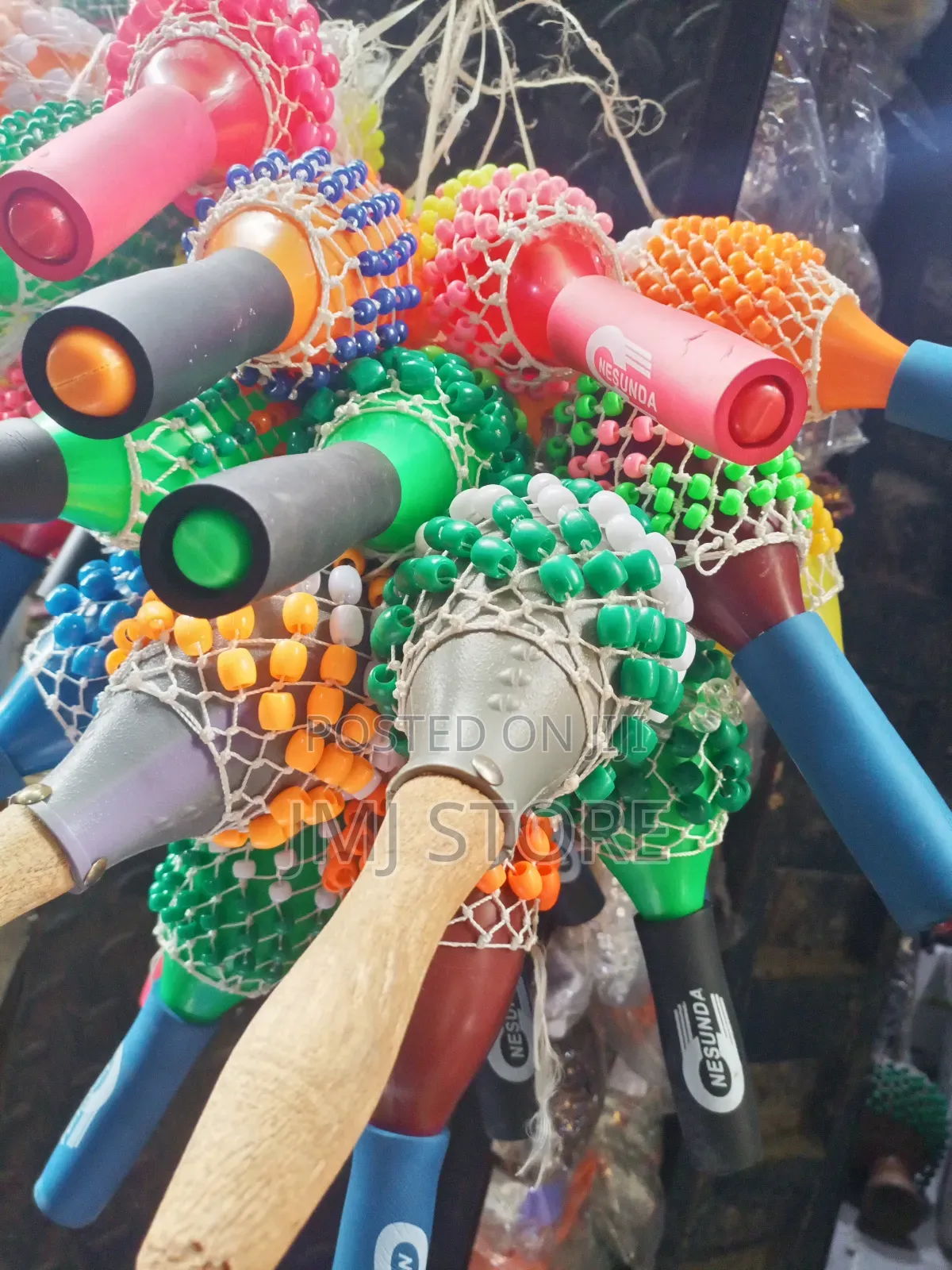 Beaded Maracas Shekere - 2pcs