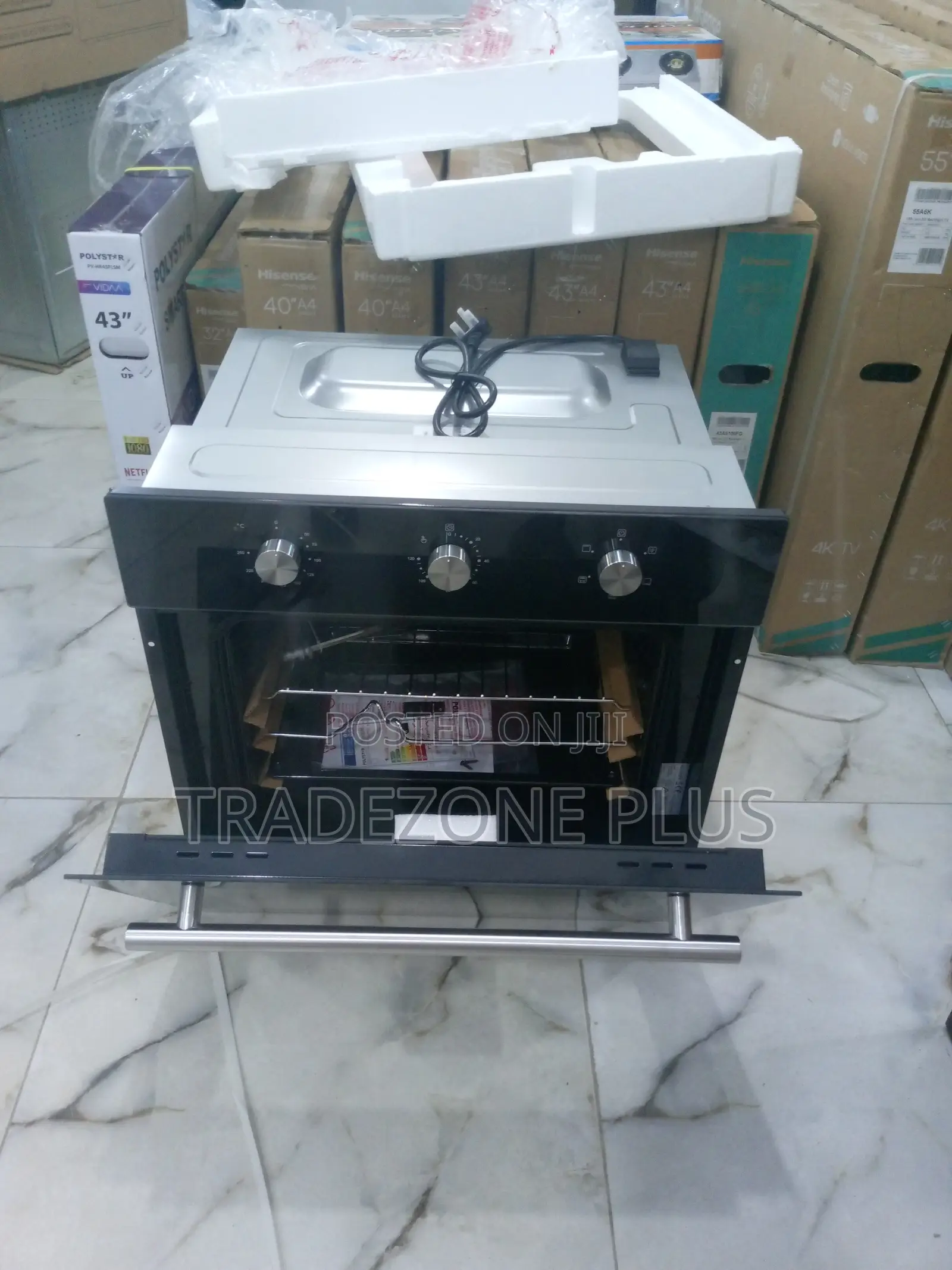 Brand New Polystar 60cm Electric Inbuilt Oven