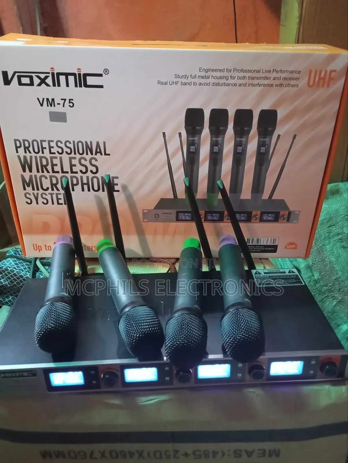 Voximic Professional Uhf Wireless Microphone System