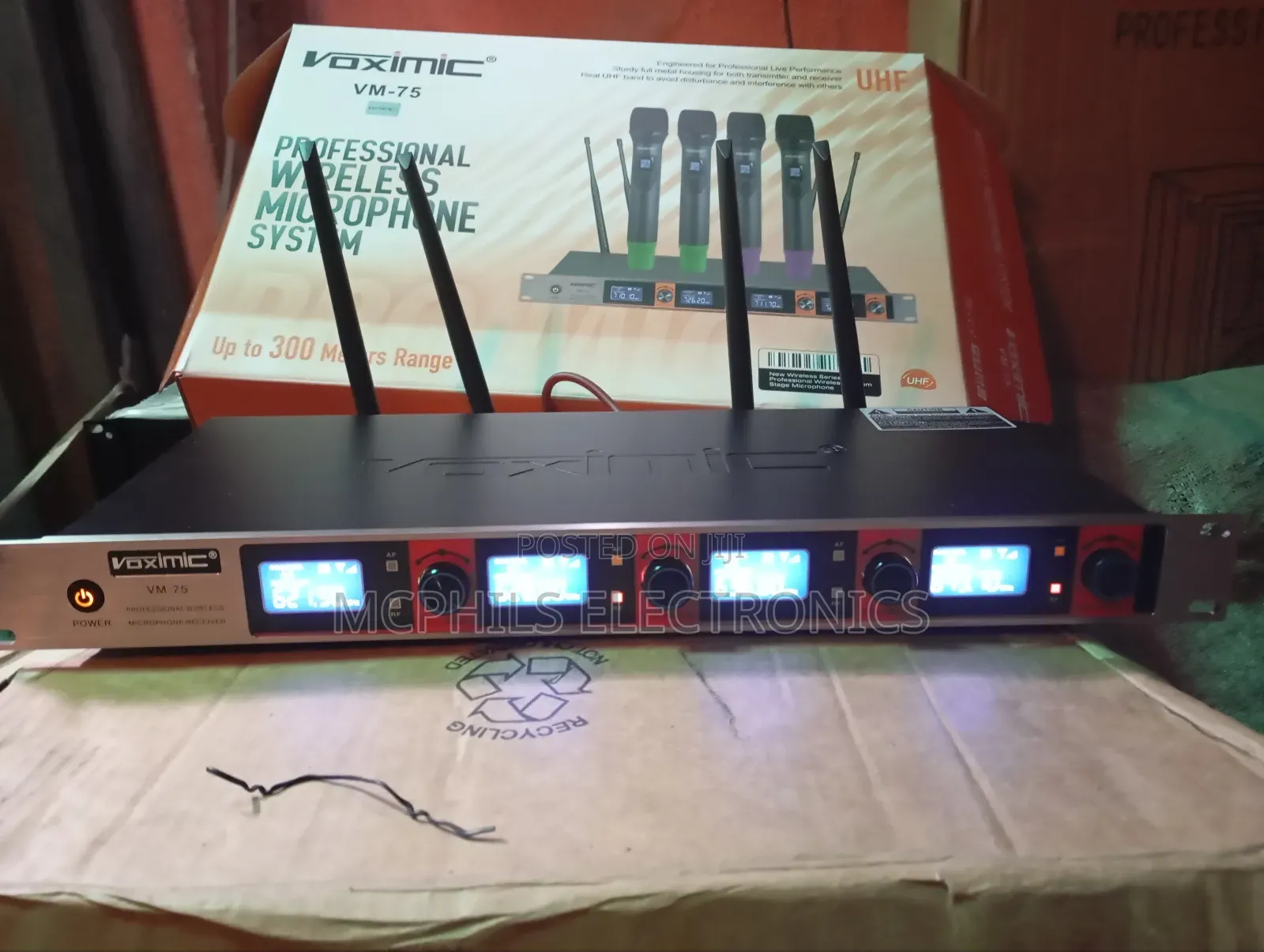 Voximic Professional Uhf Wireless Microphone System