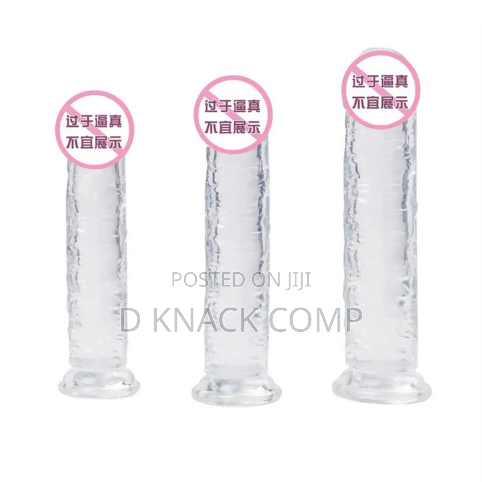 Silicone Transparent Penis Women Masturbation Stick