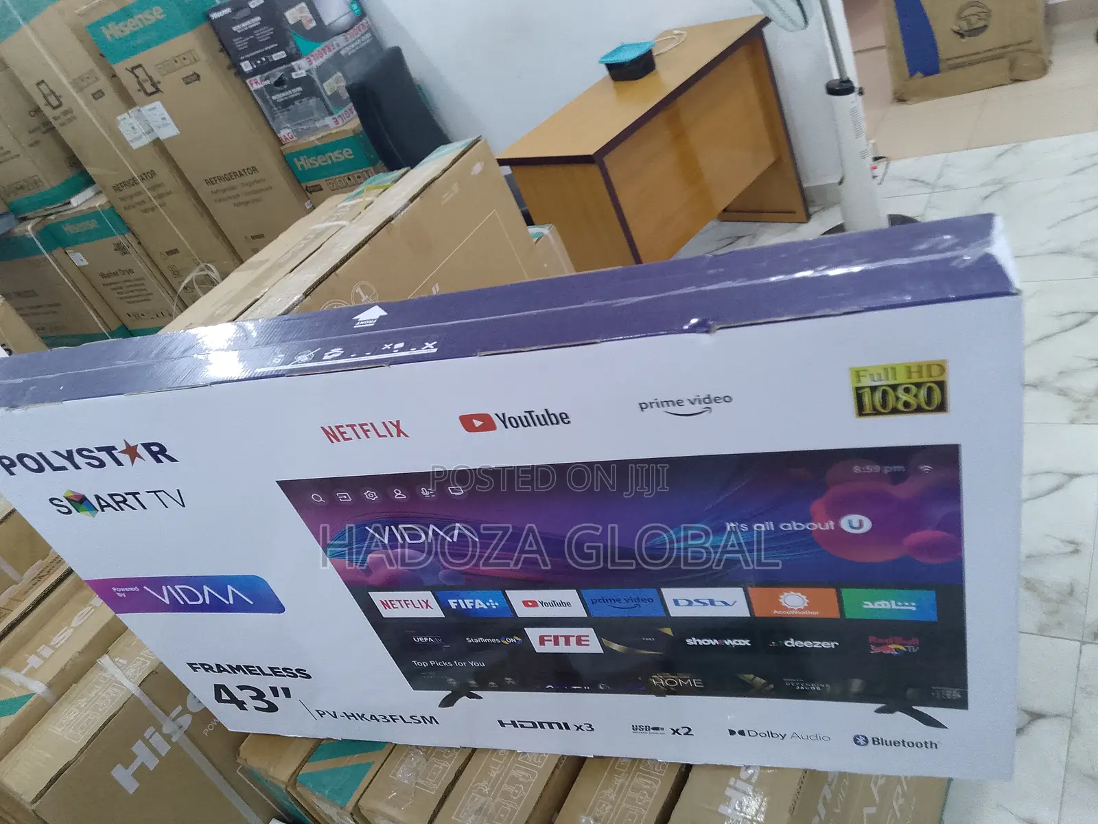 The Efficient Polystar 43" Smart Tv PV-HK43FLSM