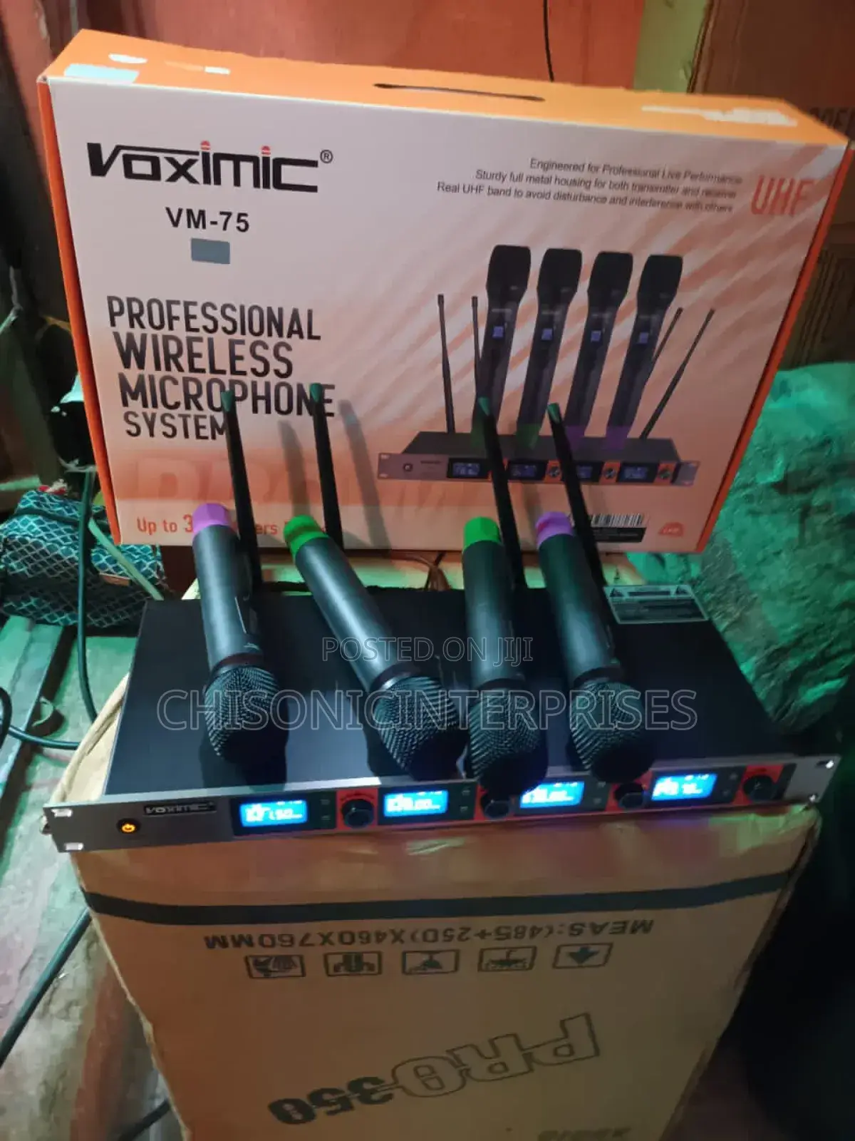Voximic 4 In 1 Wireless Microphone Vm75