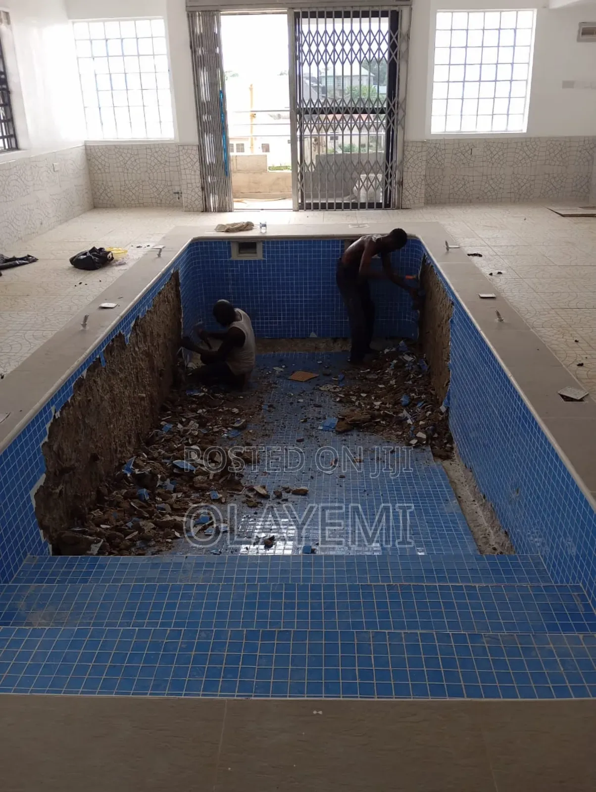 Construction and Repairs of Suspended Swimming Pool