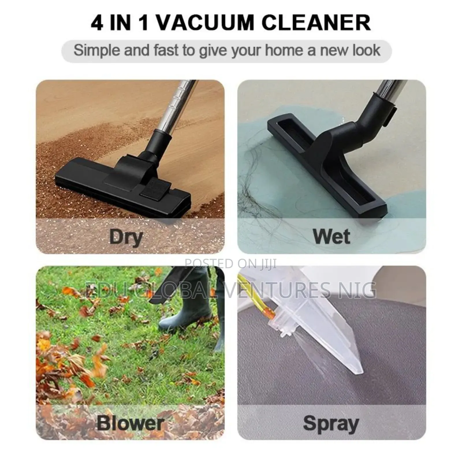 Supsell Wet and Dry Vacuum Cleaner Upholstery,Rug Washer.