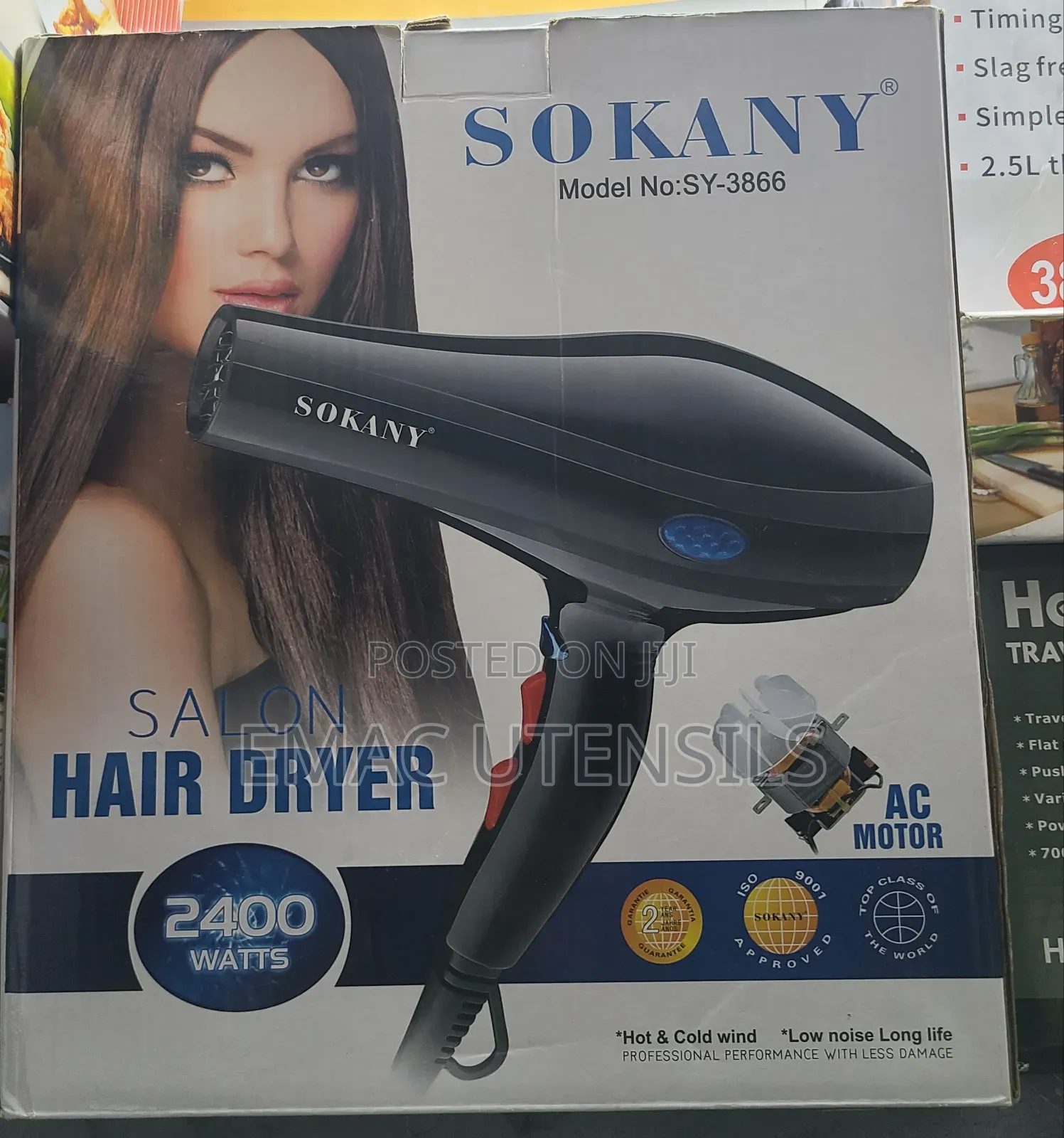 Original Sokany Hand Dryer With Accessories