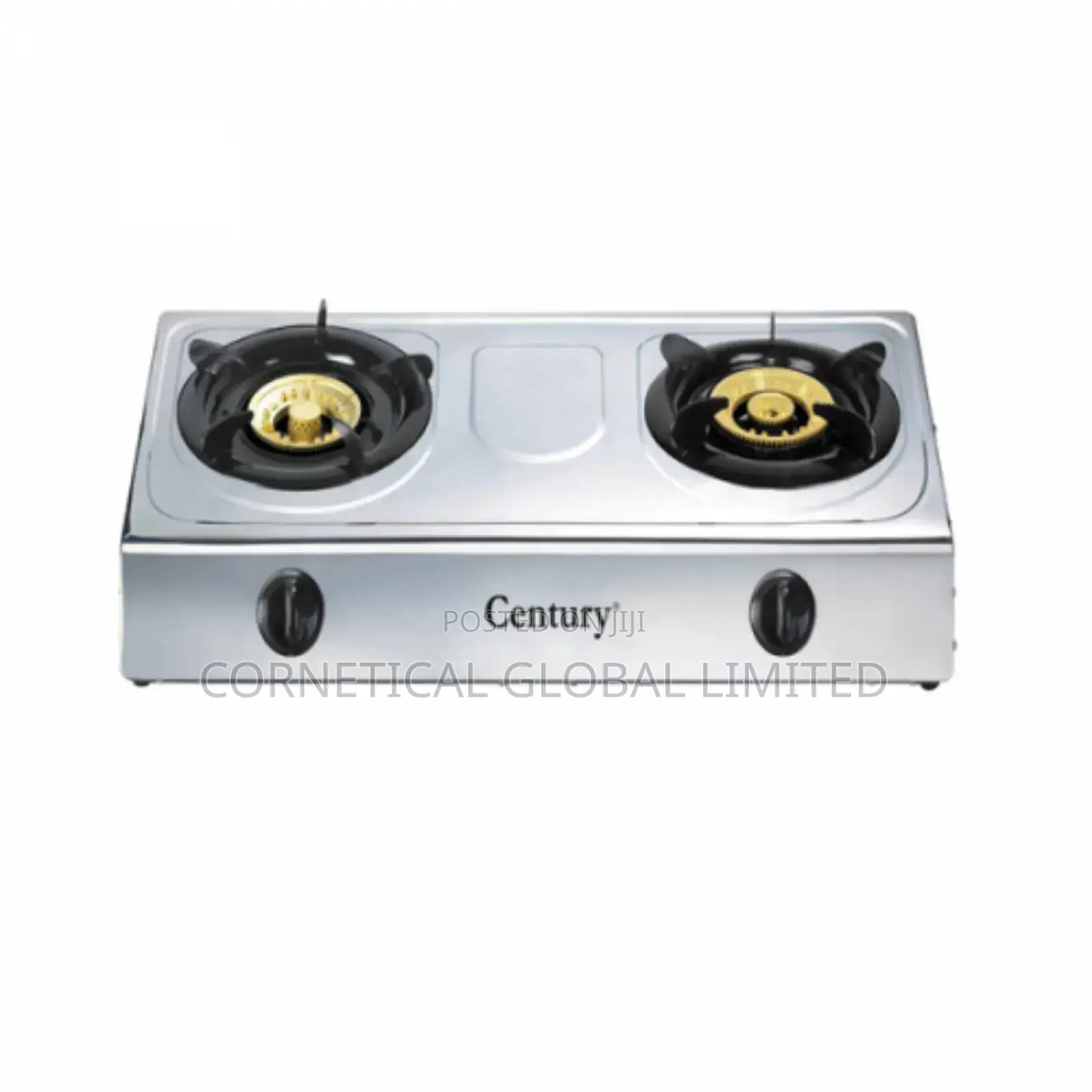 Century Stainless Steel Table Top Gas Stove Cooker 2 Burner