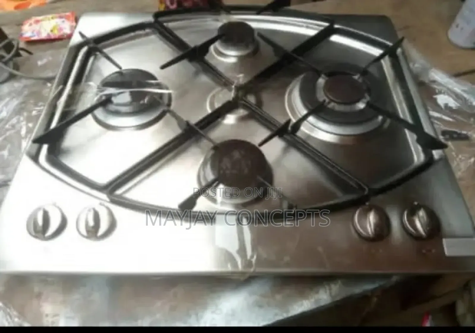 4-Face UK Used Built-in Flat Cabinet/Table Top Gas Cooker