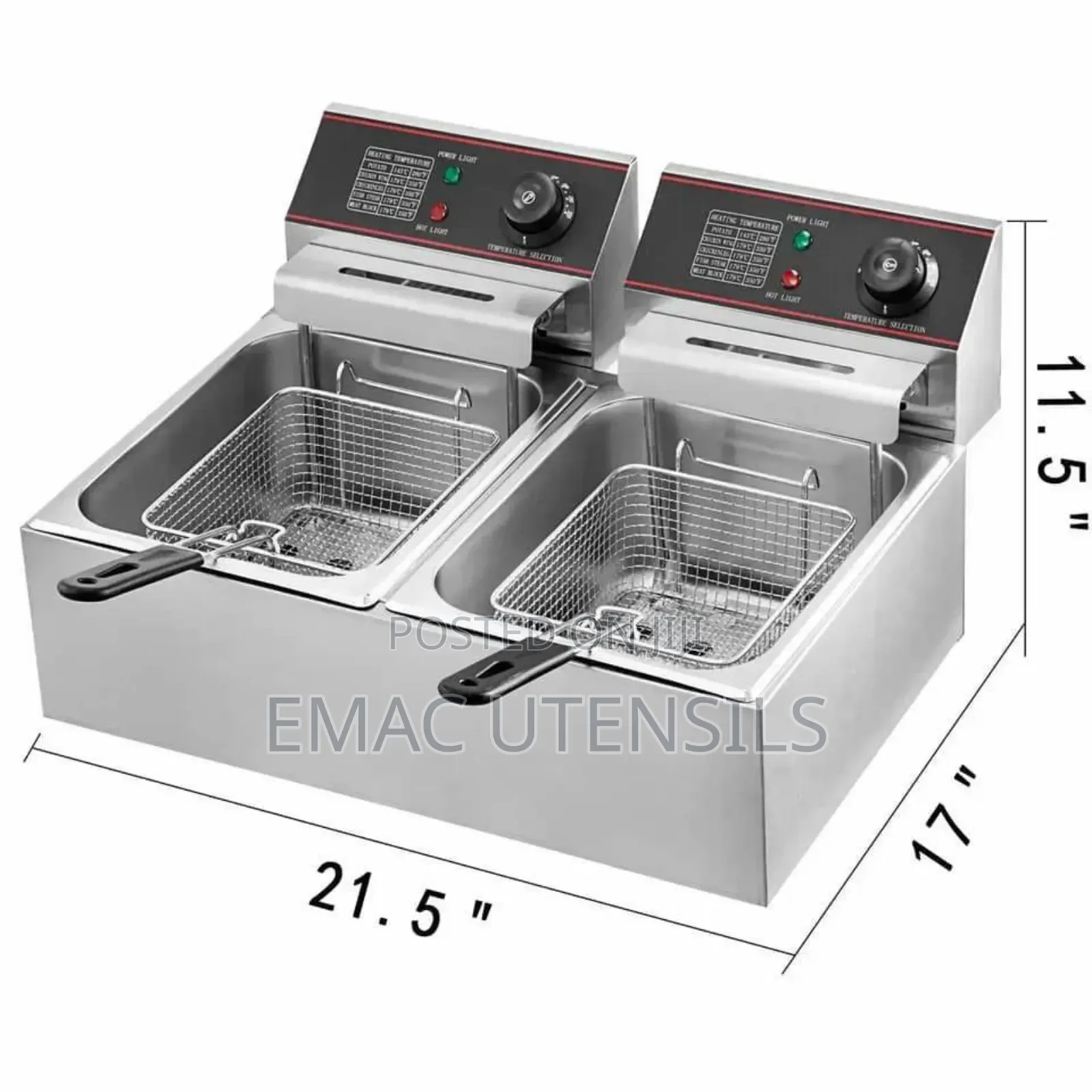 Luxury Double Electronic Deep Fryer