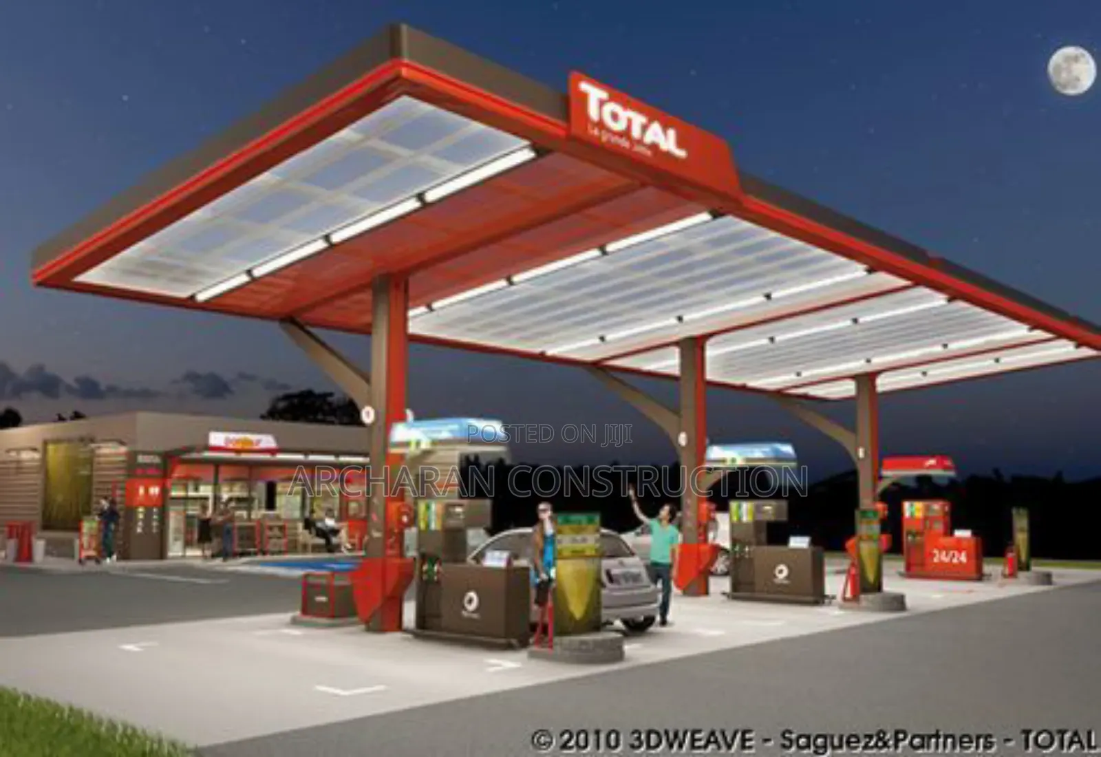 Petrol Station Architectural Design at Lsgos