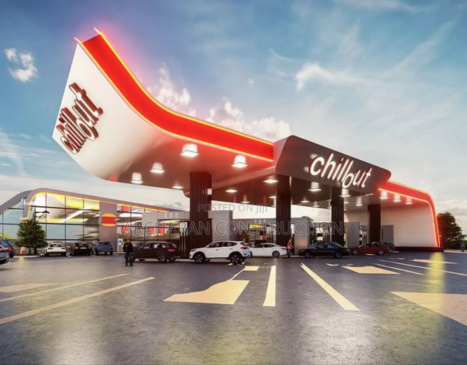 Petrol Station Architectural Design at Lsgos
