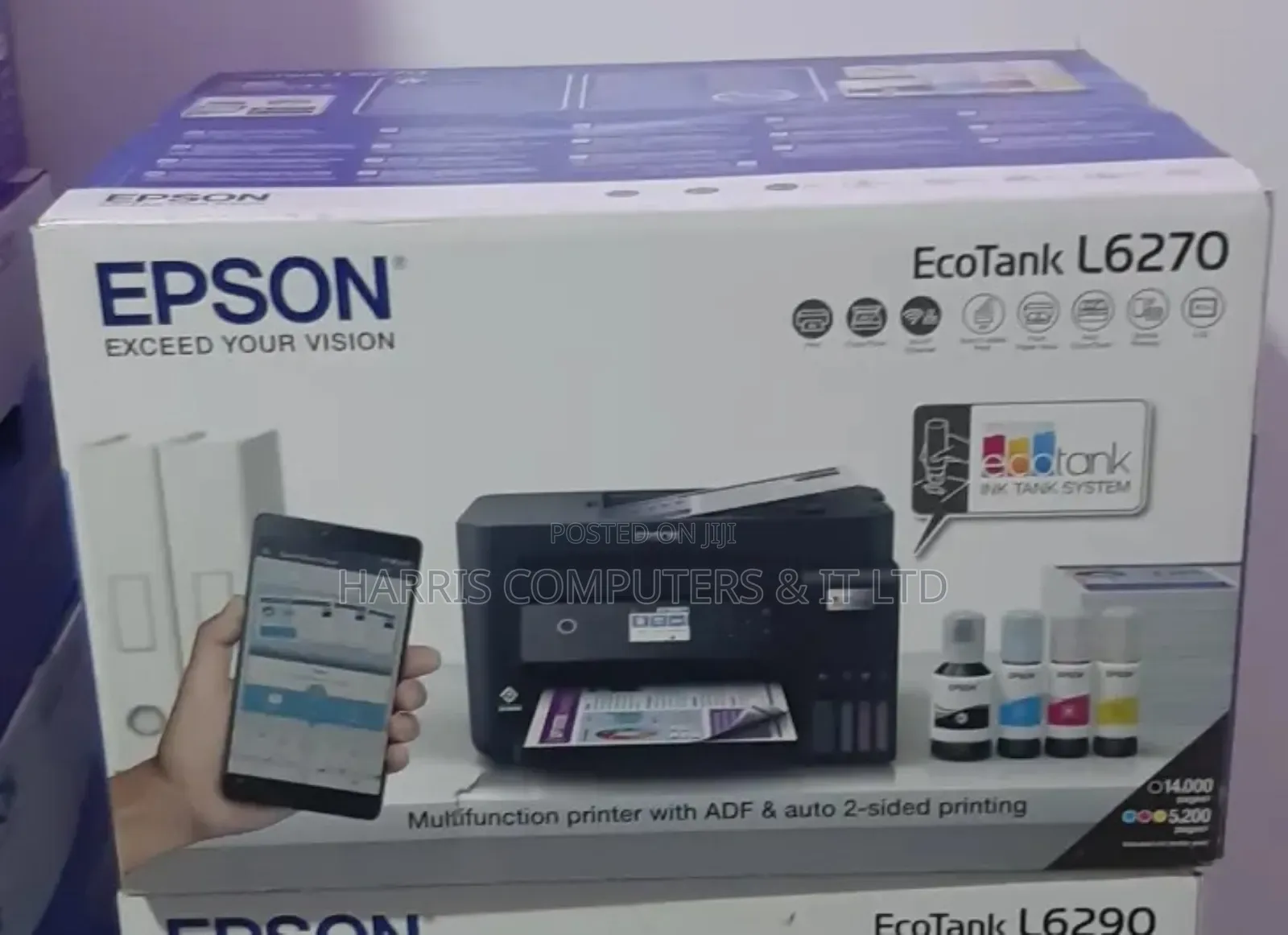 Epson Eco L6270 Tank A4 Multifunction With Adf Printer