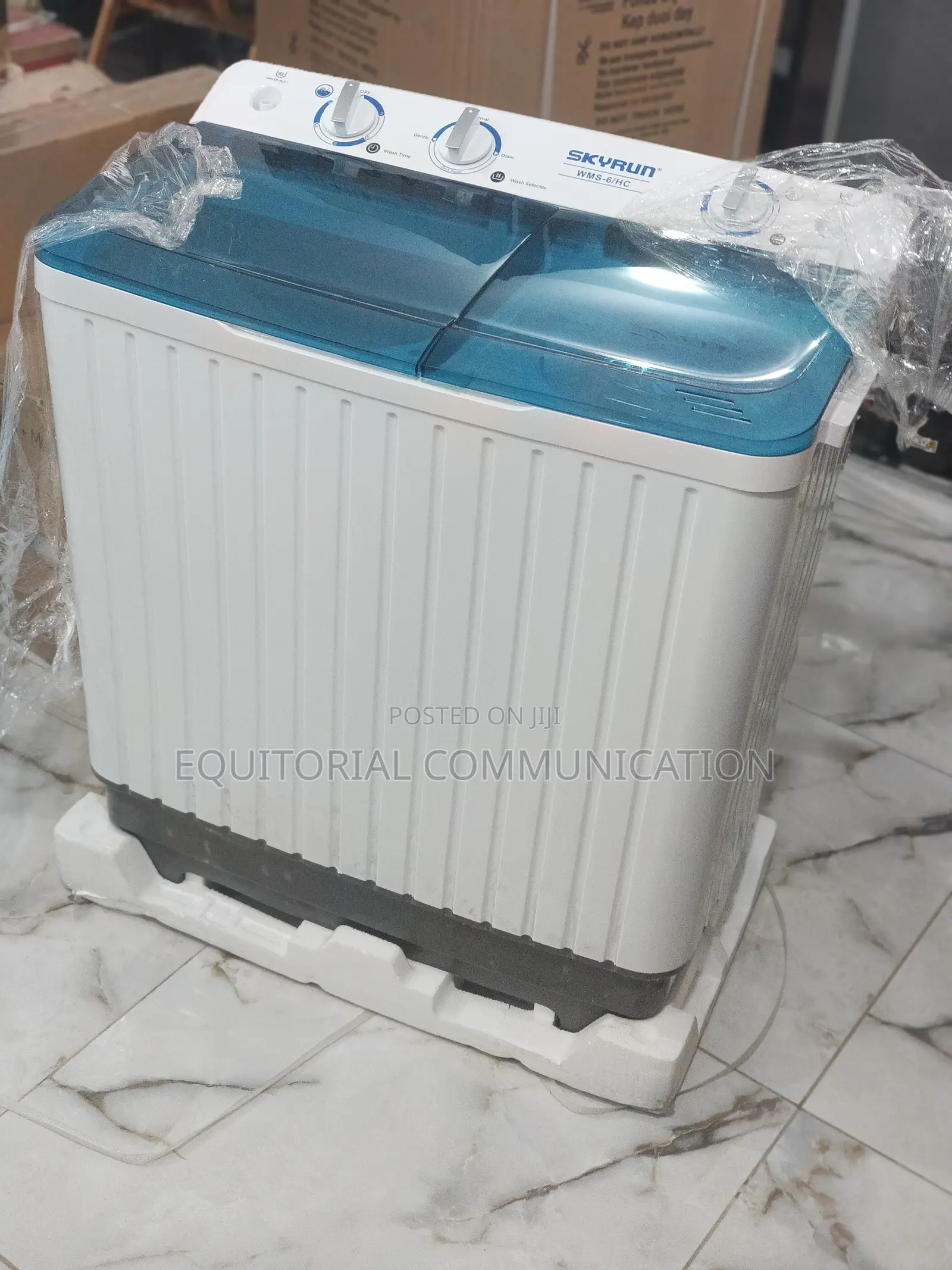 Skyrun WMS-6/Hc 6kg Wash - 4kg Spin Twin Tub Semi-