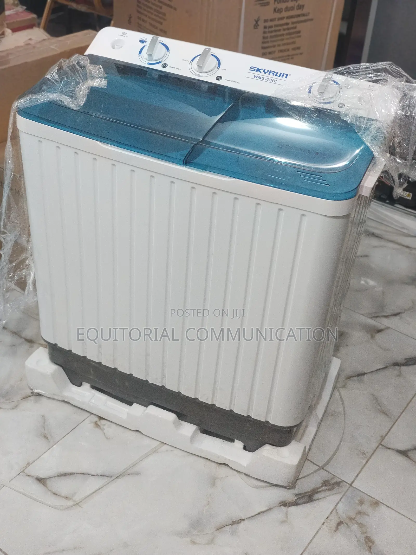Skyrun WMS-6/Hc 6kg Wash - 4kg Spin Twin Tub Semi-
