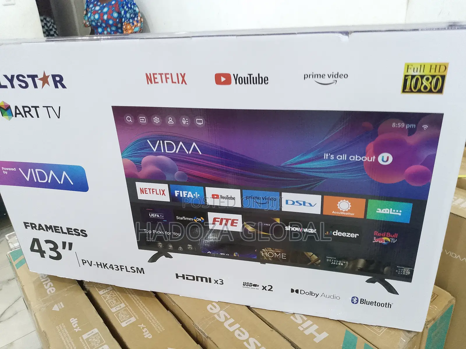 Fast- Selling Polystar 43" Smart Tv-Affordable