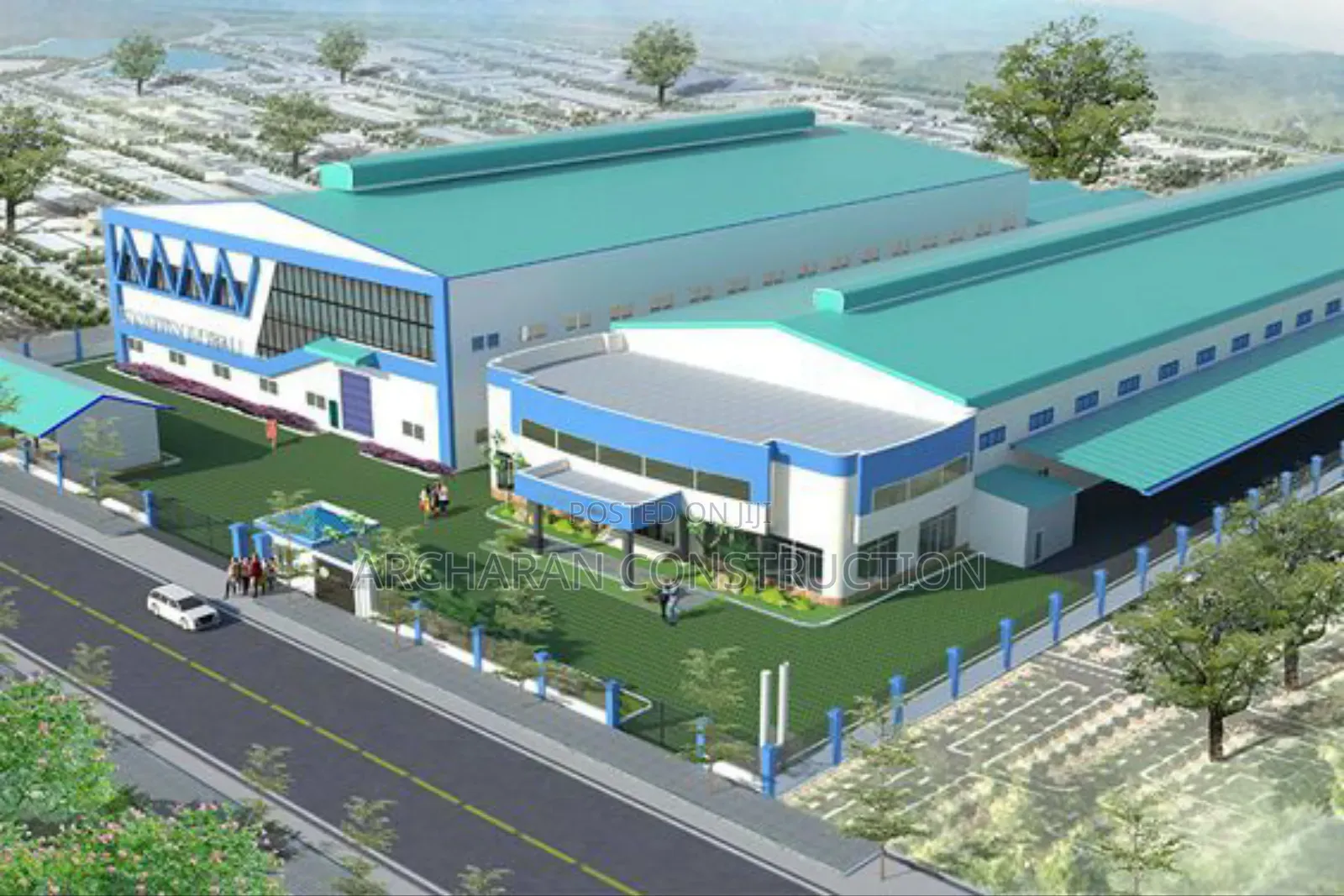Design of Factory at Lekki -Epe Road Lagos Dtate