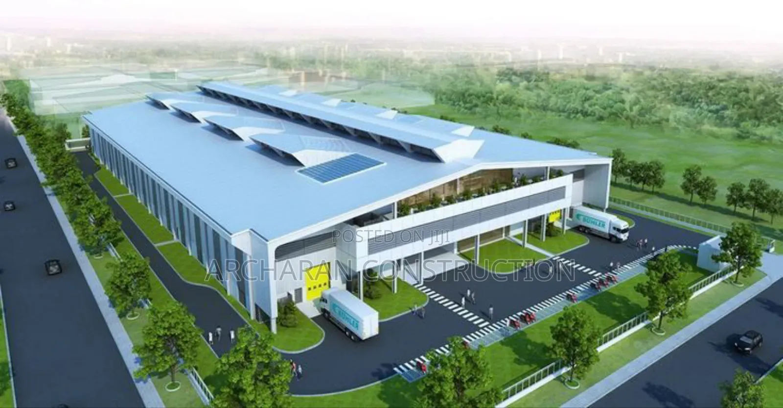 Design of Factory at Lekki -Epe Road Lagos Dtate