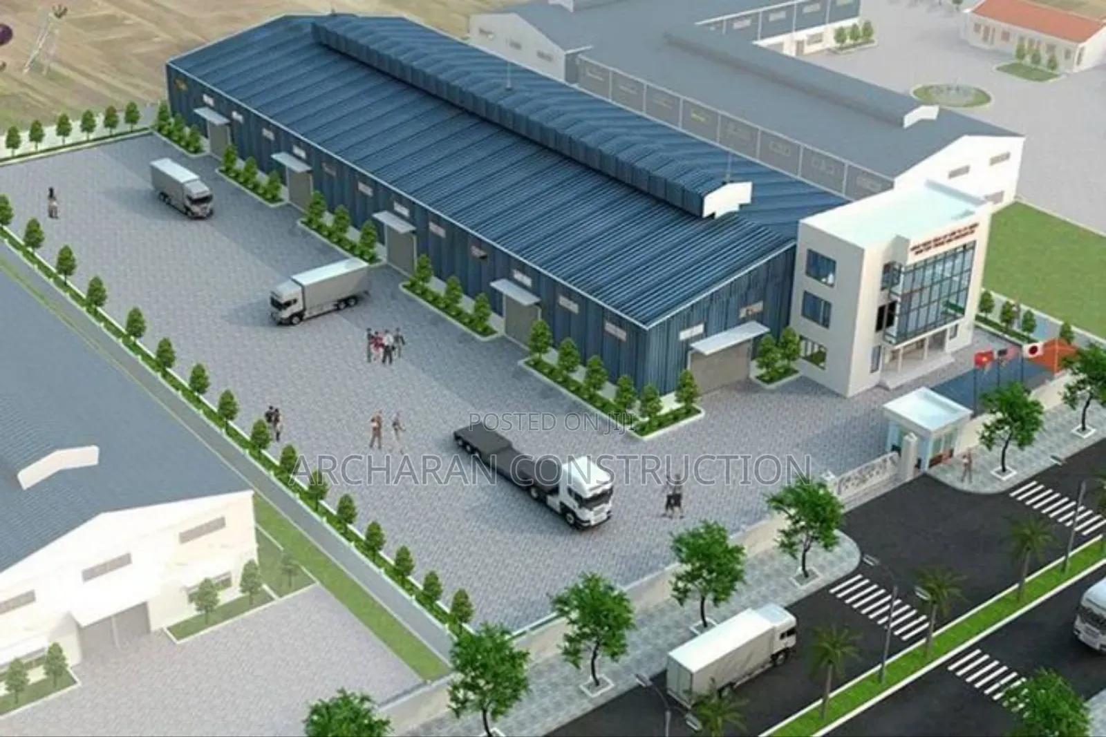 Design of Factory at Lekki -Epe Road Lagos Dtate