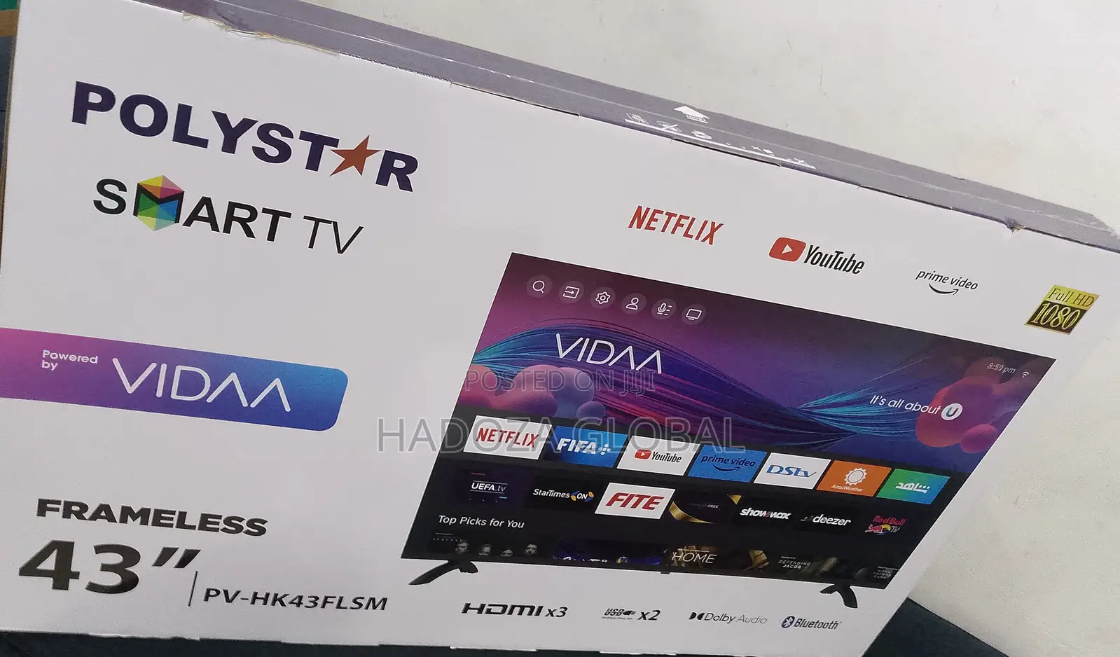 The Latest Polystar 43" Smart TV(PV-HK43FLSM)